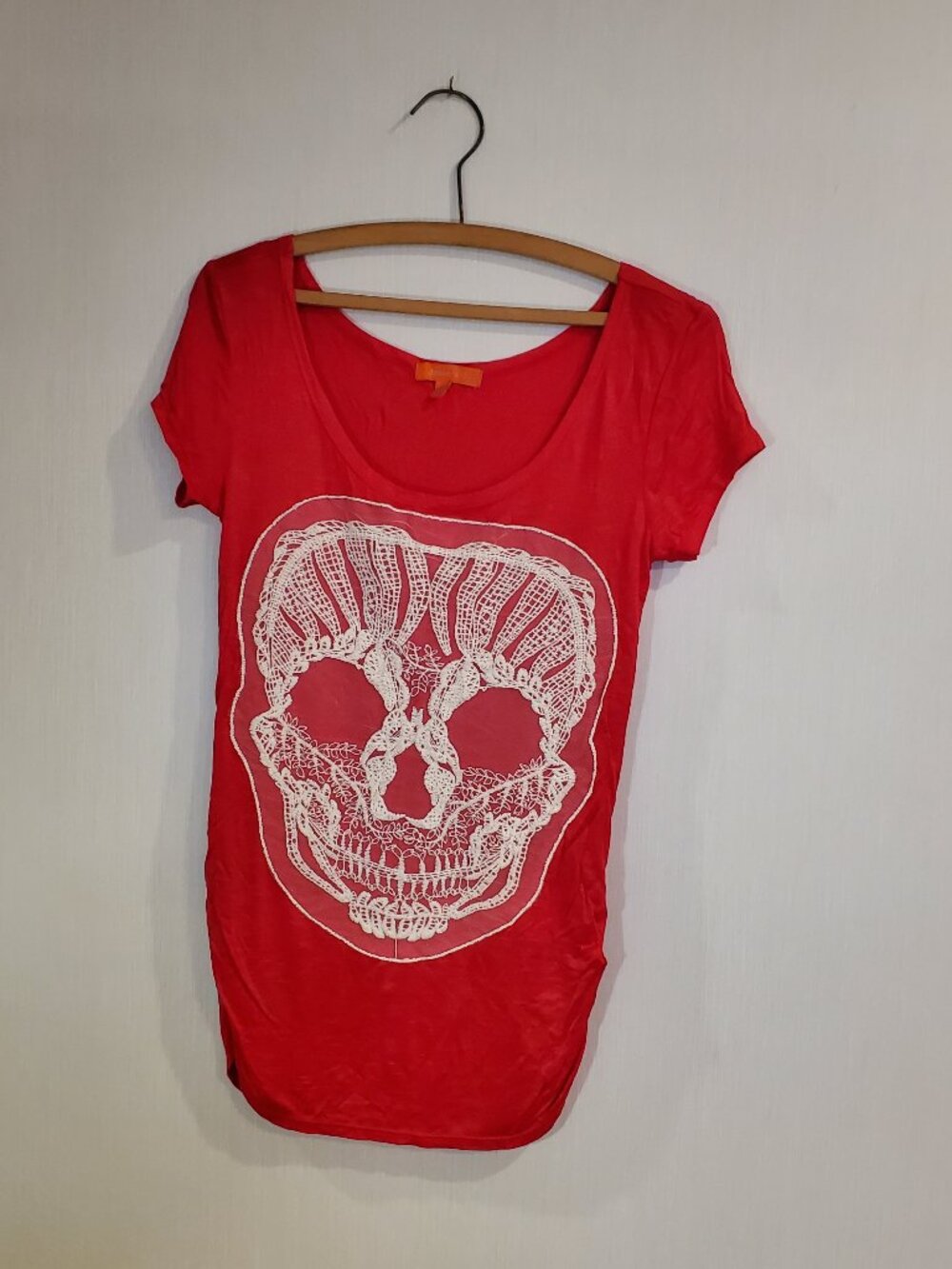Jessie & J Red Skull Tshirt Size XL